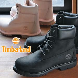 ティンバーランド Timberland レディース ブーツ プレミアム 6インチ ウォータープルーフブーツ 防水 ショートブーツ 0865A ブラックヌバック 0A5SRF｜smw