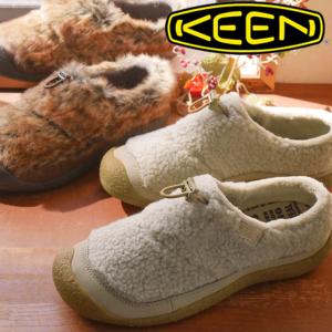 キーン KEEN レディース スリッポン スニーカー ハウザー 3 スライド1026651 ベージュ系 1026652 ブラウン系 ファー ボア クロッグサンダル サボサンダル