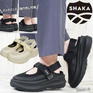 爆買 シャカ 2way 厚底 サンダル レディース メリージェーン トレイル チャンキー GES バックストラップ 取り外し可能 スニーカーサンダル ベルクロ V2