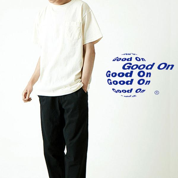 グッドオン Good On トップス メンズ ショートスリーブポケットTシャツ ティーシャツ 半袖 ...