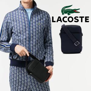 ラコステテクスチャーショルダーバッグ LACOSTE｜ザ ブレンド グレインテクスチャーショルダーバッグ