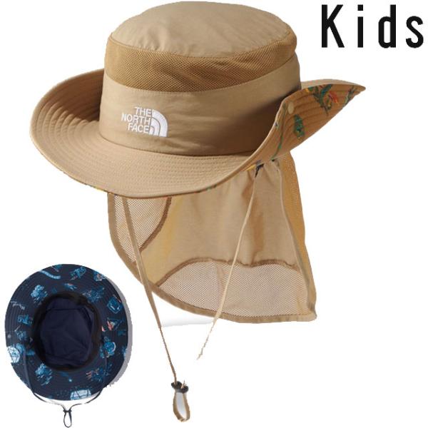 ザ・ノース・フェイス 帽子 男の子 女の子 キッズ ジュニア ノベルティサンシールドハット NNJ0...