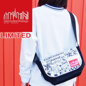 マンハッタンポーテージ Manhattan Portage バッグ メッセンジャーバッグ メンズ レディース MP1605-JR-ART20 ショルダーバッグ リミテッド 斜め掛け ブラック｜smw