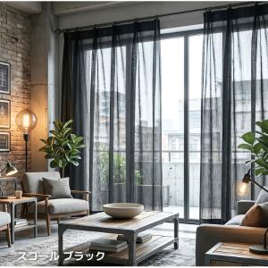 レースカーテン カラー 花粉キャッチ 遮熱 U...の詳細画像4