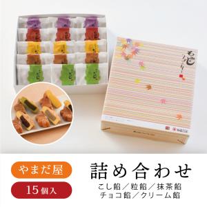 やまだ屋 もみじファミリー 15個入 もみじ饅頭 広島土産 広島 お菓子 お土産 手土産 御礼 御祝 御供 お中元 暑中御見舞 お盆 御歳暮 寒中御見舞