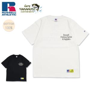 RUSSELL ATHLETIC ラッセルアスレチック Russell×Gary YAMAMOTO Back Logo Heavy Cotton S/S T RGY-2404【 コラボ 半袖 】【メール便・代引不可】｜snb-shop