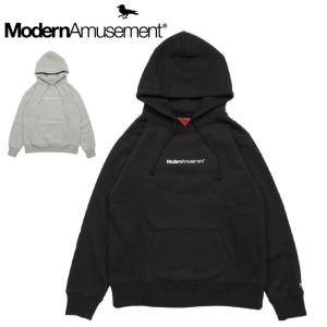 Modern Amusement モダンアミューズメント LOGO PRINT PARKA ロゴプリントパーカー MA-SW0020 【トレーナー/長袖/トップス/フーディー】｜snb-shop