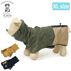 DOGS FOR PEACE ドッグスフォーピース CORDURA WATER REPELLENT STRETCH PACKABLE COAT XL 撥水ストレッチパッカブルコートXL 960016【犬 レインコート 散歩】｜snb-shop