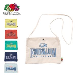 FRUIT OF THE LOOM フルーツオブザルーム GRAPHIC COTTON SHOULDER BAG グラフィックコットンショルダーバッグ 80977400【 サコッシュ 】【メール便・代引不可】