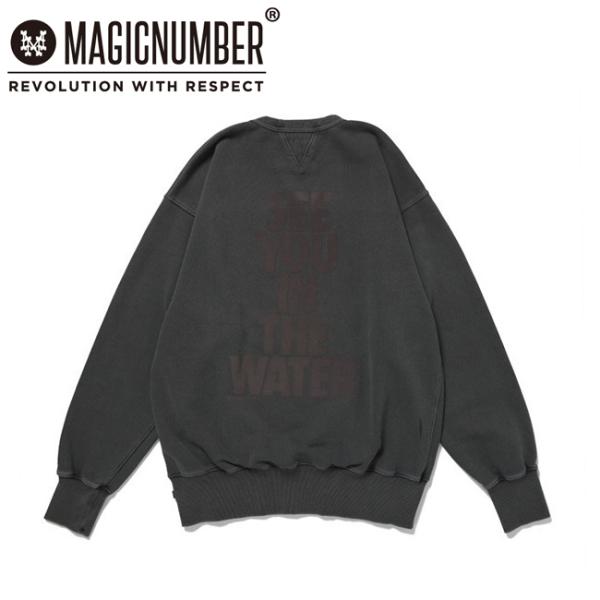 MAGICNUMBER マジックナンバー S.Y.I.T.W PIGMENT CREW SWEAT ...