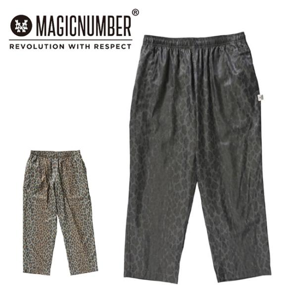 MAGICNUMBER マジックナンバー RAYON TWILL LEOPARD BEACH PAN...