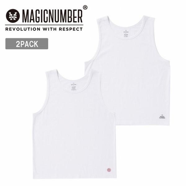 MAGICNUMBER マジックナンバー COTTON 2PAC TANKTOP コットン2PACタ...