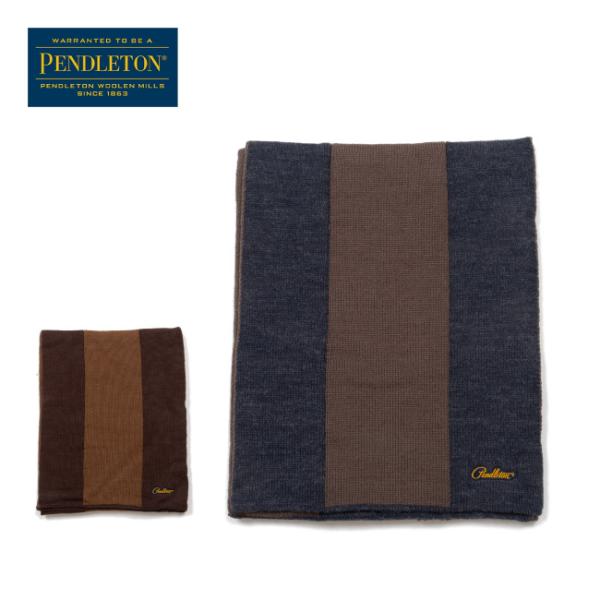 PENDLETON ペンドルトン LOGO WPN KNIT MUFFLER ロゴWPNニットマフラ...