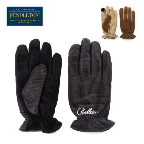 PENDLETON ペンドルトン CORDUROY LOGO EMB GLOVE コーデュロイロゴE...