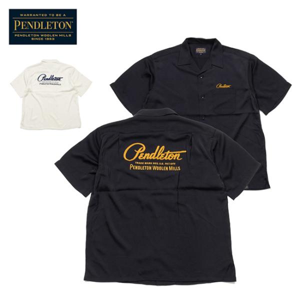 PENDLETON ペンドルトン Logo EMB Shirt S/S ロゴEMBシャツショートスリ...