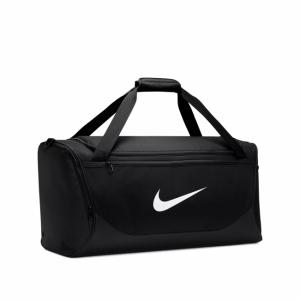 NIKE ナイキ ブラジリア トレーニングダッフルバッグ M 60L ブラック/ブラック/ホワイト IB4392-010 【 カバン 大容量 手提げ 肩掛け ジム 通学 部活 旅行 】｜SNB-SHOP