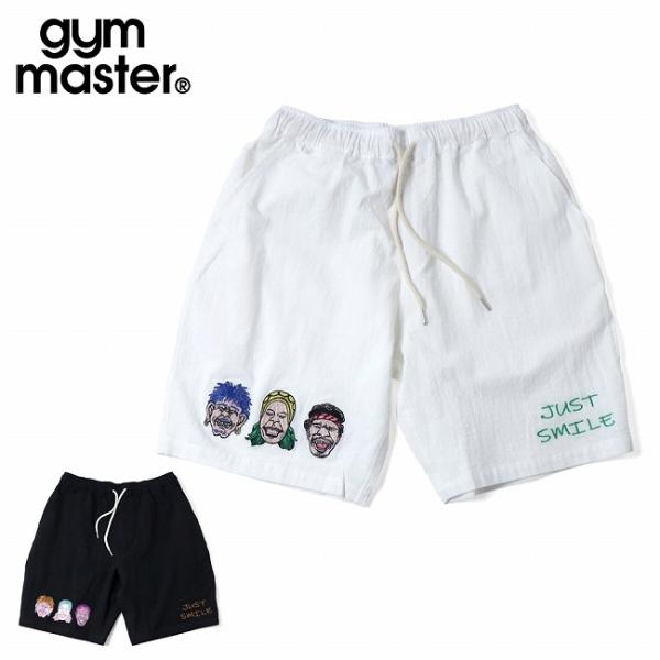 gym master ジムマスター JUST SMILE 刺繍ショーツ G721750 【 ボトムス...