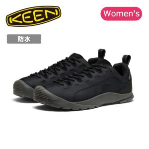 KEEN キーン JASPER NYLON WP ジャスパーナイロンウォータープルーフ Black/Black 1031326【 レディース スニーカー 防水 軽量 通気 抗菌防臭 登山 キャンプ 】