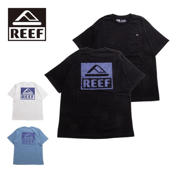REEF リーフ SQUARE 80's CORAL S/S TEE スクエア80'sコーラルショー...