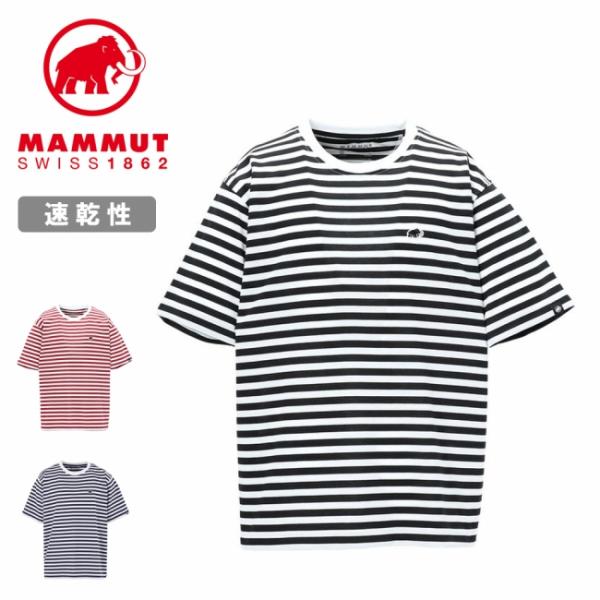 MAMMUT マムート Mammut Stripe T-Shirt マムートストライプTシャツAF ...