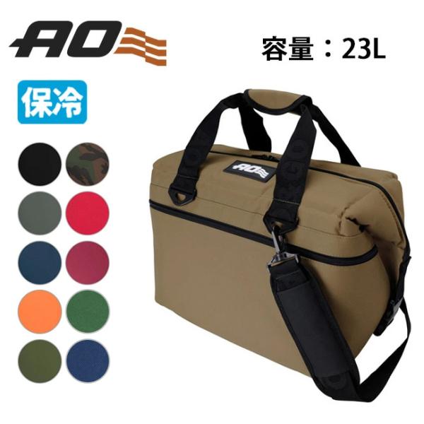 AO Coolers エーオークーラーズ 24パックキャンバスソフトクーラー AO24BK/CH/N...