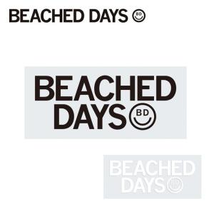 BEACHED DAYS ビーチドデイズ Logo Sticker ロゴステッカー BY520005 【シール/アクセサリー/アウトドア】【メール便・代引不可】｜snb-shop