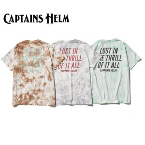 CAPTAINS HELM キャプテンズヘルム #THRILL TIE-DYE TEE スリルタイダイティー CH21-SS-T15 【Tシャツ/半袖/メンズ/アウトドア】｜snb-shop