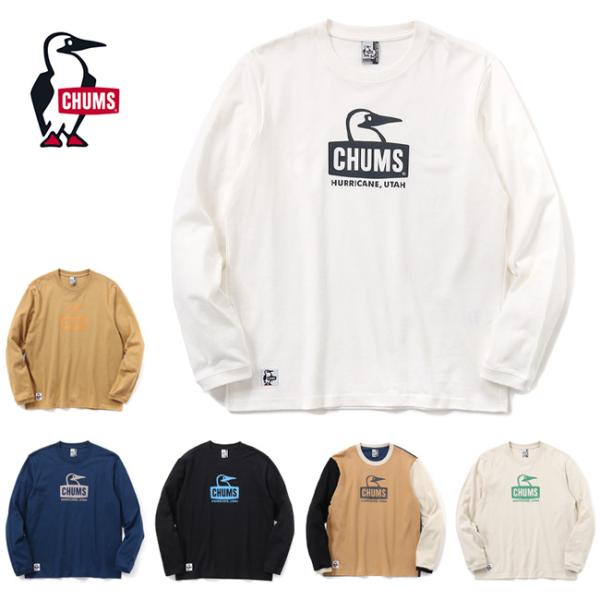 CHUMS チャムス Booby Face Brushed L/S T-Shirt ブービーフェイス...