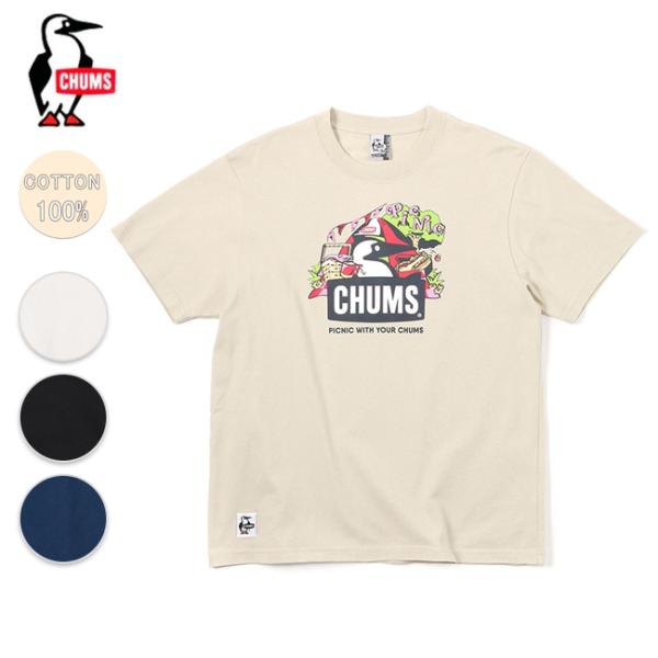 CHUMS チャムス Picnic Booby T-Shirt ピクニックブービーティーシャツ CH...