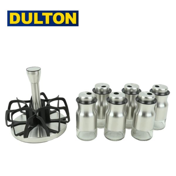 DULTON ダルトン CURVED SPICE JAR SET OF 6 カーブドスパイスジャー6...