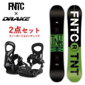 2024 FNTC エフエヌティーシー TNT R + DRAKE ドレイク KING スノーボード＋ビンディング 2点セット 日本正規品 初心者 グラトリ バインディング 板｜snb-shop