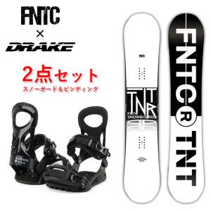 2024 FNTC エフエヌティーシー TNT R + DRAKE ドレイク KING スノーボード＋ビンディング 2点セット 日本正規品 初心者 グラトリ バインディング 板｜snb-shop
