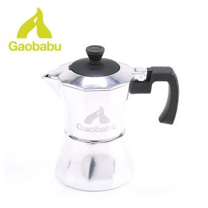 Gaobabu ガオバブ 直火型エスプレッソ・コーヒーメーカー(収納袋付き) 【カフェ/キャンプ/アウトドア】