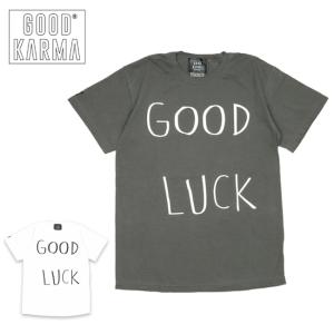 GOOD KARMA グッドカルマ GOOD LUCK T-shirt グッドラックTシャツ GK21-SS-T06 【トップス/半袖/メンズ/アウトドア】【メール便・代引不可】｜snb-shop
