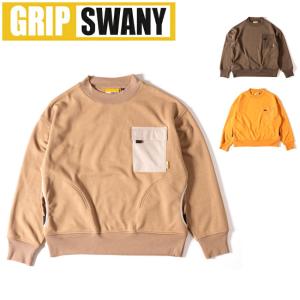 GRIP SWANY グリップスワニー W'S GEAR POCKET PULLOVER ウィメンズギアポケットプルオーバー GSC-40【レディース/トレーナー/スウェット】｜snb-shop