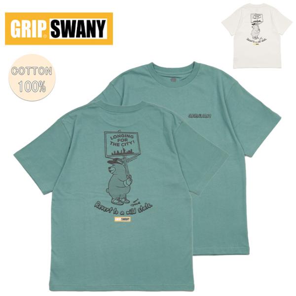 GRIP SWANY WILD BEAR TEE ワイルドベアティー GSC-72 【Tシャツ/半袖...