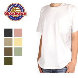 2019新作 GOODWEAR グッドウェア S/S CREW NECK POCKET TEE クルーネックポケットティー【日本正規品/メンズ/レディース/半袖/米国製】【メール便・代引不可】