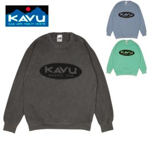 KAVU（カブー） ハイライン メンズ ジャカード編 クルーネックセーター