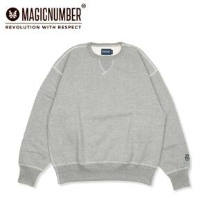 MAGICNUMBER マジックナンバー SALTY FATIGUE LOOPWHEEL CREW SWEAT ループホイールクルースウェット 22FW-MN002 【トップス/トレーナー/アウトドア】｜snb-shop