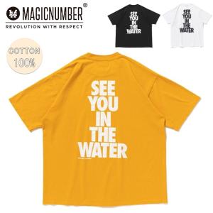 MAGICNUMBER マジックナンバー SEE YOU IN THE WATER PIGMENT S/S T-SHIRT シーユーインザウォーターピグメント 24SS-MN017 【半袖】【メール便・代引不可】｜snb-shop