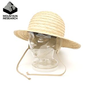 Mountain Research マウンテンリサーチ STRAW HAT ストローハット MTR3488 【帽子/麦わら/アウトドア/キャンプ】｜snb-shop