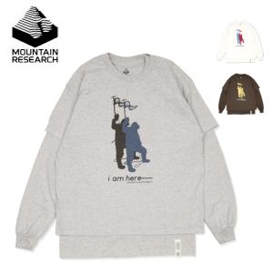 Mountain Research マウンテンリサーチ LAYERED TEE レイヤードティー MTR3612 【Tシャツ/半袖/ロンT/重ね着/トップス/アウトドア】｜snb-shop