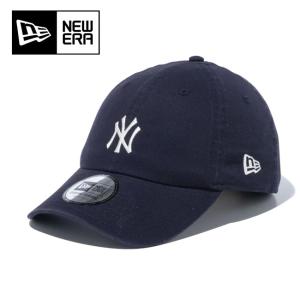 NEWERA ニューエラ カジュアルクラシック MLB Casual Classic ニューヨーク・ヤンキース ミッドロゴ ネイビー×クロームホワイト 14109507 【キャップ/帽子】｜snb-shop