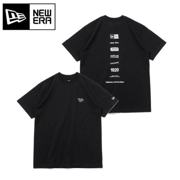 NEWERA コットン Tシャツ Archive Logo ブラック 14121927 【半袖/トッ...