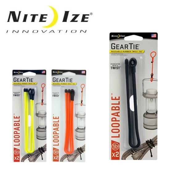 NITE-IZE ナイトアイズ GEARTIE LOOP&amp;TWIST 12INCH ギアータイループ...