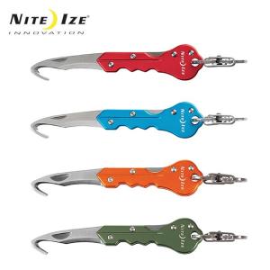 NITE-IZE ナイトアイズ DoohicKey Key Chain Hook Knife ドゥーヒッキーキーチェーンフックナイフ 【コンパクト/アウトドア/キャンプ】【メール便・代引不可】｜snb-shop