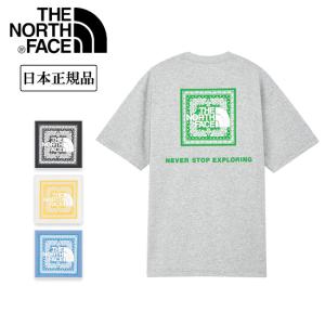 THE NORTH FACE ノースフェイス S/S Bandana Square Logo Tee バンダナスクエアロゴティー NT32446 【半袖/Tシャツ/速乾性/日本正規品】【メール便・代引不可】｜snb-shop