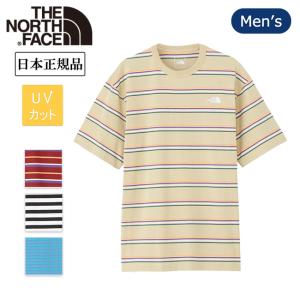 THE NORTH FACE ノースフェイス S/S Multi Border Tee ショートスリーブマルチボーダーティー NT32455【 半袖 コットン UV 日本正規品 】【メール便・代引不可】｜snb-shop