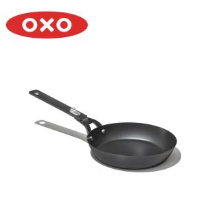 OXO OUTDOOR オクソーアウトドア カーボンスチール フライパン 20cm(8インチ) CC005831-001 【クッカー/料理/IH/直火/アウトドア】｜snb-shop