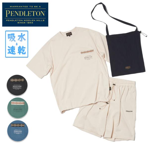 PENDLETON ペンドルトン Plating Single Jersey Tee&amp;Shorts ...